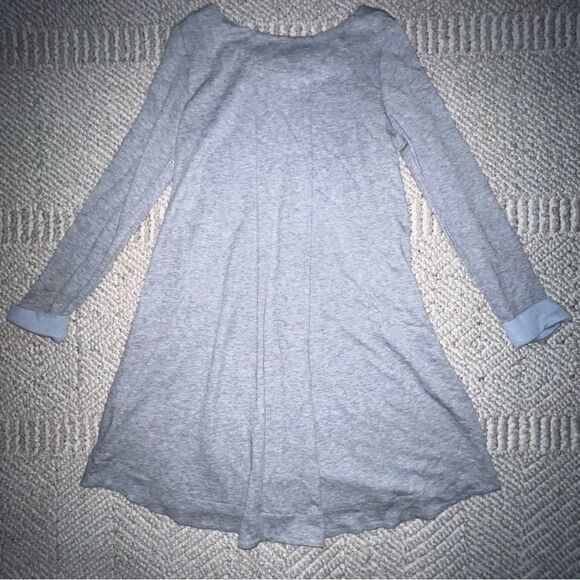 NWT Dalia Comfy Gray Longsleeve Dress - Sz M - Picture 9 of 12